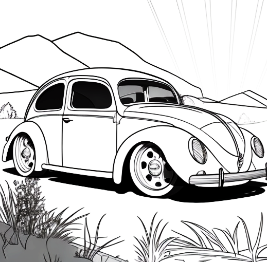 coloring page – car